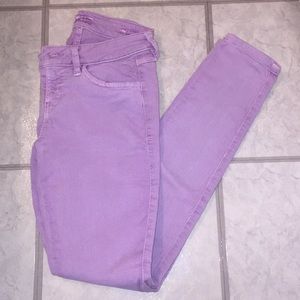 Guess purple jeans